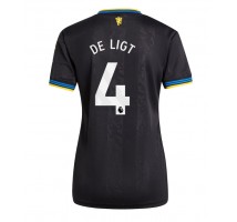 Manchester United Matthijs de Ligt #4 Koszulka Trzecia damskie 2025-26 Krótki Rękaw